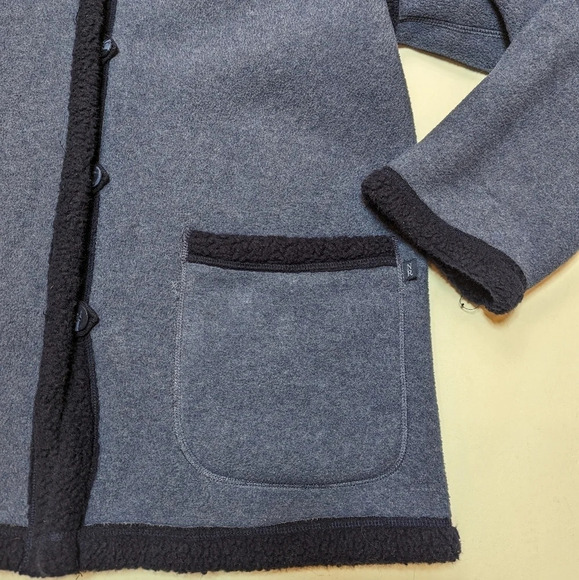 Vintage Northern Reflections Fleece Blue Navy Jacket Sweater Woman Large Grandma - Picture 6 of 8